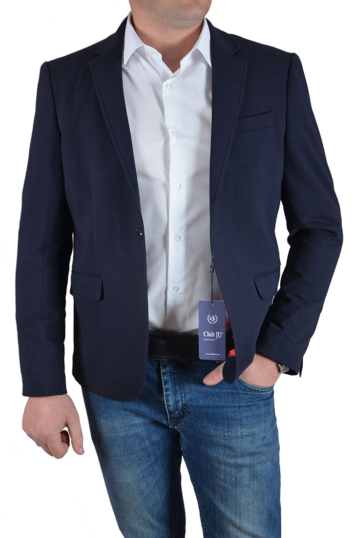 Мужской пиджак Slim Club Blazer синий – купить в Казахстане, интернет-магазин бренда GANT