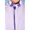 Рубашка VELS 6344/3 отд., пр., Размер: S, Цвет: сирен. пол. с т.фиол. отд., фото 6 | Интернет-магазин Vels