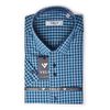 Рубашка мужская приталенная VELS 9356/7 отд. к/р, Размер: M, Цвет: сине-голубая клетка | Интернет-магазин Vels