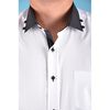 Рубашка VELS 2 отд., пр., Размер: XL, Цвет: белый с черн.отделкой, фото 2 | Интернет-магазин Vels