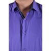 Рубашка VELS 187 кл. отд., Размер: L/182-188, Цвет: фиолетовая с т. син. отд., фото 3 | Интернет-магазин Vels