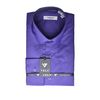 Рубашка VELS 187 кл. отд., Размер: L/182-188, Цвет: фиолетовая с т. син. отд. | Интернет-магазин Vels