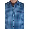 Сорочка чоловіча класична VELS 5455/5, Розмір: M, Колір: голубая в клетку, фото 4 | Інтернет-магазин Vels