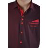 Рубашка детская на мальчика VELS 10117/10, Размер: 1, Цвет: бордо, фото 3 | Интернет-магазин Vels
