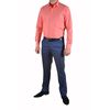 Рубашка мужская приталенная VELS 154, Размер: XL, Цвет: коралловый, фото 4 | Интернет-магазин Vels