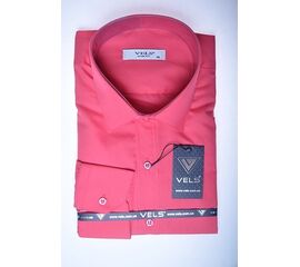 Сорочка VELS 161 приталена, Розмір: XS, Колір: коралл | Інтернет-магазин Vels