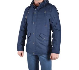 Куртка мужская демисезон Black&fish 12211(02), Размер: L (42), Цвет: темно синий | Интернет-магазин Vels