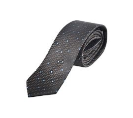 Краватка чоловіча кольорова Vels 07, Розмір: 0, Колір: шоколад голубой узор | Інтернет-магазин Vels