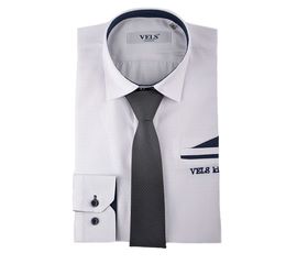 Краватка дитяча кольорова Vels 19, Розмір: 0, Колір: чёрно-белая | Інтернет-магазин Vels