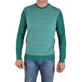 Свитер King Size 1007 (02), Размер: M, Цвет: зелёный полоса | Интернет-магазин Vels