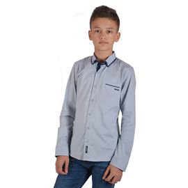 Сорочка підліткова для хлопчика Cegisa 8140, Розмір: 140/10, Колір: светло-серый | Інтернет-магазин Vels