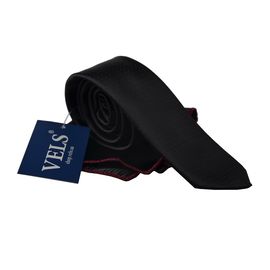 Краватка чоловіча з хусткою Quesste 28, Колір: чёрный точка | Інтернет-магазин Vels