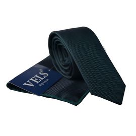 Краватка чоловіча з хусткою Quesste 32, Колір: темно зелёный | Інтернет-магазин Vels