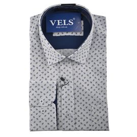 Рубашка мужская классическая Guiseppe 10, Размер: M, Цвет: светло-бежевый; узор | Интернет-магазин Vels