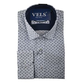 Рубашка мужская классическая Guiseppe 09, Размер: M, Цвет: белая с рисунком | Интернет-магазин Vels