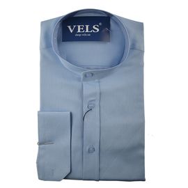 Рубашка мужская приталенная Zermon 1006, Размер: S, Цвет: светло-голубой; оксфорд | Интернет-магазин Vels