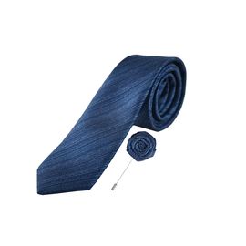 Краватка чоловіча троянда/хустка Quesste 01, Колір: темно-синяя полоса | Інтернет-магазин Vels