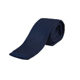 Краватка чоловіча в'язана Quesste 10, Колір: темно-синий | Інтернет-магазин Vels