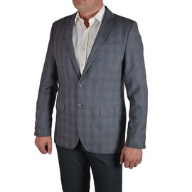Пиджак мужской приталенный Vels 9078/1з, Размер: 48/176, Цвет: серый клетка | Интернет-магазин Vels