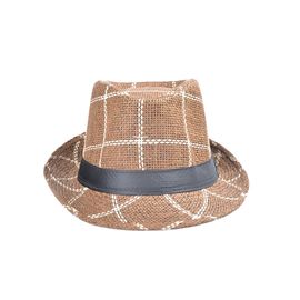 Шляпа Челентанка Vels CH 12017-1, Размер: 58, Цвет: коричневый, клетка | Интернет-магазин Vels