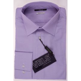 Рубашка VELS 1028-10 кл., Размер: S, Цвет: сирень в мелк. пол. | Интернет-магазин Vels