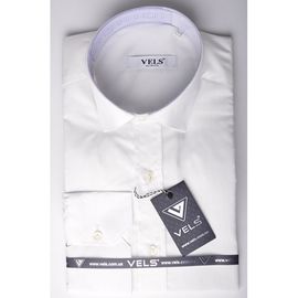 Сорочка VELS 215 приталена, Розмір: XS, Колір: айвори | Інтернет-магазин Vels