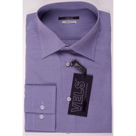 Рубашка VELS 5058-4 кл., Размер: S, Цвет: фиолет. мелкая клетка | Интернет-магазин Vels