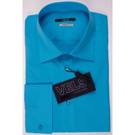 Сорочка VELS F3023 класична, Розмір: XS, Колір: ярко голубой  | Інтернет-магазин Vels