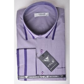 Рубашка VELS 6346/4 отд., пр., Размер: S, Цвет: сирен. пол. с т.фиол. отд. | Интернет-магазин Vels
