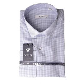 Рубашка VELS 442/6 кл., Размер: M/176-182, Цвет: белая клетка | Интернет-магазин Vels