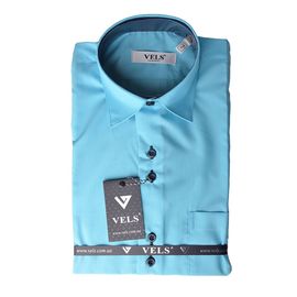 Сорочка дитяча VELS 192  з вставкою, короткий рукав, Розмір: 6, Колір: бирюза | Інтернет-магазин Vels