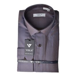 Рубашка VELS 9008/12 пр. отд., Размер: S/182-188, Цвет: фиолет хамелеон  | Интернет-магазин Vels