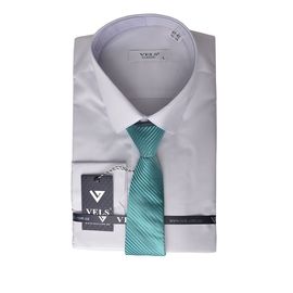 Краватка Vels дитяча кольорова 29, Розмір: 0, Колір: бирюзово-черная полоса | Інтернет-магазин Vels