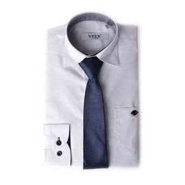 Краватка Vels дитяча однотонна 01, Розмір: 0, Колір: темно синий  | Інтернет-магазин Vels