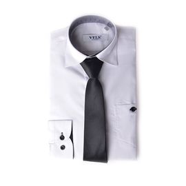 Краватка Vels дитяча однотонна 03, Розмір: 0, Колір: чёрный | Інтернет-магазин Vels