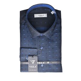 Рубашка VELS 9018/14 пр., Размер: M, Цвет: темно синий | Интернет-магазин Vels