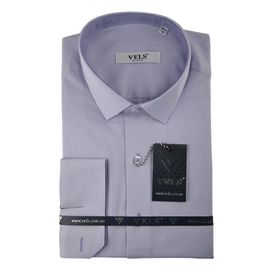 Рубашка мужская приталенная VELS 6099/38, Размер: L, Цвет: сирень текстура | Интернет-магазин Vels