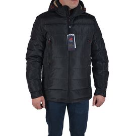 Куртка мужская большой размер зимняя Zaka 890 01, Размер: 52, Цвет: черный | Интернет-магазин Vels