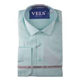 Сорочка чоловіча приталена Zermon 1019, Розмір: S, Колір: мятный | Інтернет-магазин Vels