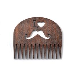 Расческа для бороды и усов "Mustache" 02, Цвет: коричневый | Интернет-магазин Vels