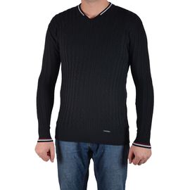 Светр чоловічий Woolen 436-04, Розмір: M, Колір: чёрный | Інтернет-магазин Vels