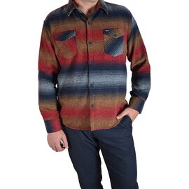 Рубашка мужская утеплённая Jean Piere 4819, Размер: L, Цвет: NAVY | Интернет-магазин Vels