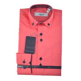 Сорочка дитяча на хлопчика VELS 170, Розмір: 1, Колір: коралл | Інтернет-магазин Vels