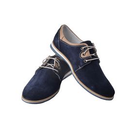 Туфли мужские замшевые Vels 71206/48/14, Размер: 40, Цвет: темно синий | Интернет-магазин Vels