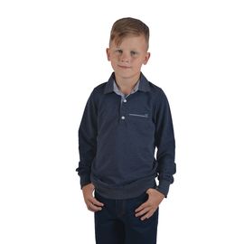 Батник дитячий для хлопчика Vels 4609 (10-14), Розмір: 164/14, Колір: темно синий  | Інтернет-магазин Vels