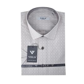 Сорочка чоловіча класична VELS 1000/3, Розмір: M, Колір: коричневая клетка | Інтернет-магазин Vels