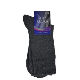 Носки мужские махровые Легка Хода 6328 02, Размер: 41-42, Цвет: серый | Интернет-магазин Vels