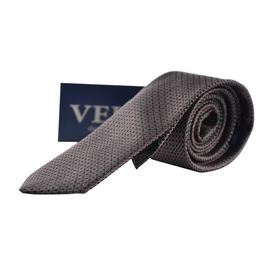 Краватка чоловіча кольорова Quesste 49, Розмір: 0, Колір: серый с красным рис | Інтернет-магазин Vels