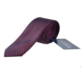 Краватка чоловіча кольорова Quesste 83, Розмір: 0, Колір: бордово-синяя клет. | Інтернет-магазин Vels