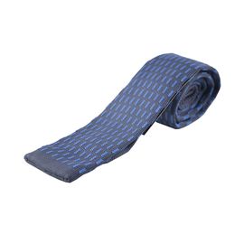 Краватка чоловіча в'язана Quesste 05, Колір: темно-синий орнамент | Інтернет-магазин Vels